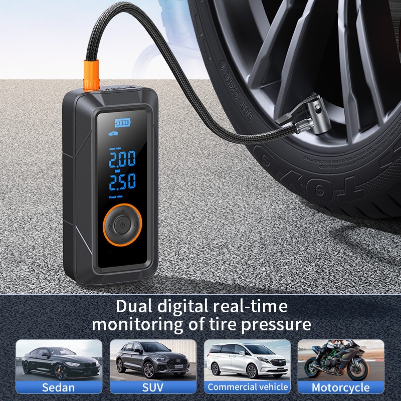 Car Portable Tire Inflator - Wireless Car Tire Inflator Car Air