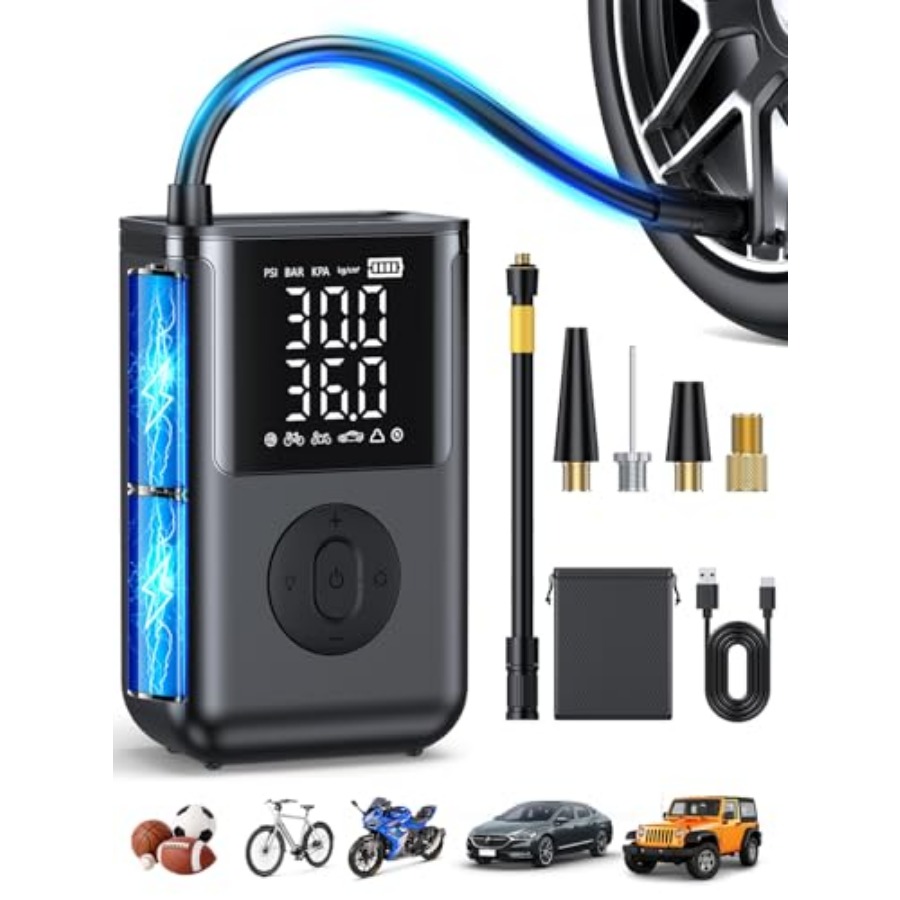 Car Portable Tire Inflator - Tire Inflator Portable Air Compressor160 PSI