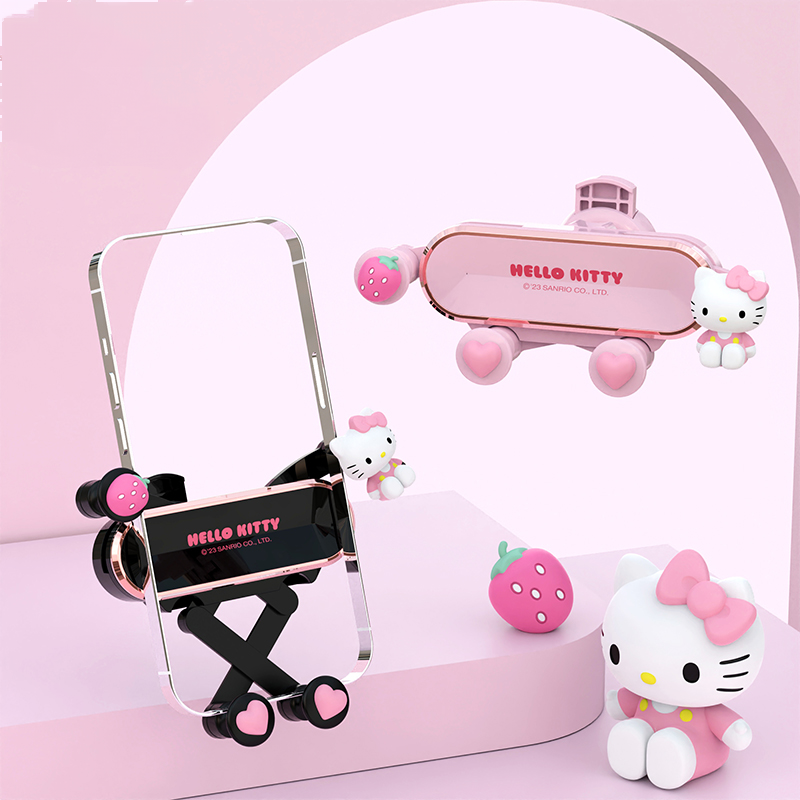 Car Accessories Xmas - Hello Kitty Car Phone Holder Gravity