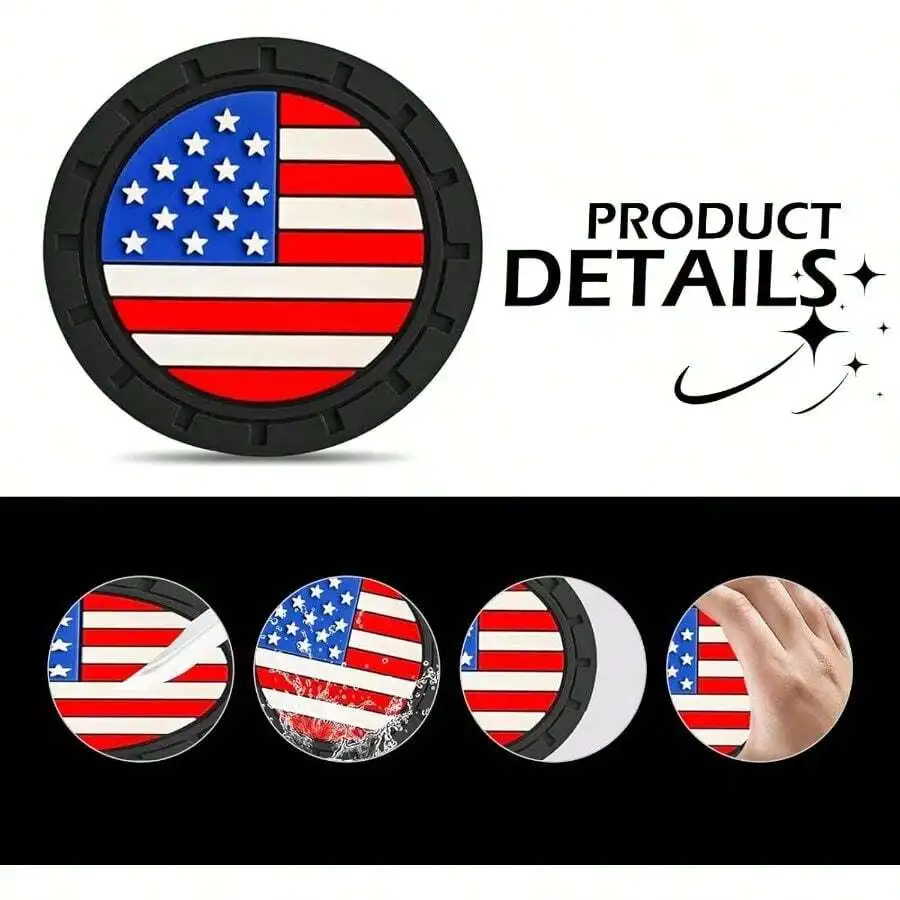 Car Accessories Usa - 4PCS 2.75 Inch Silicone Car Cup