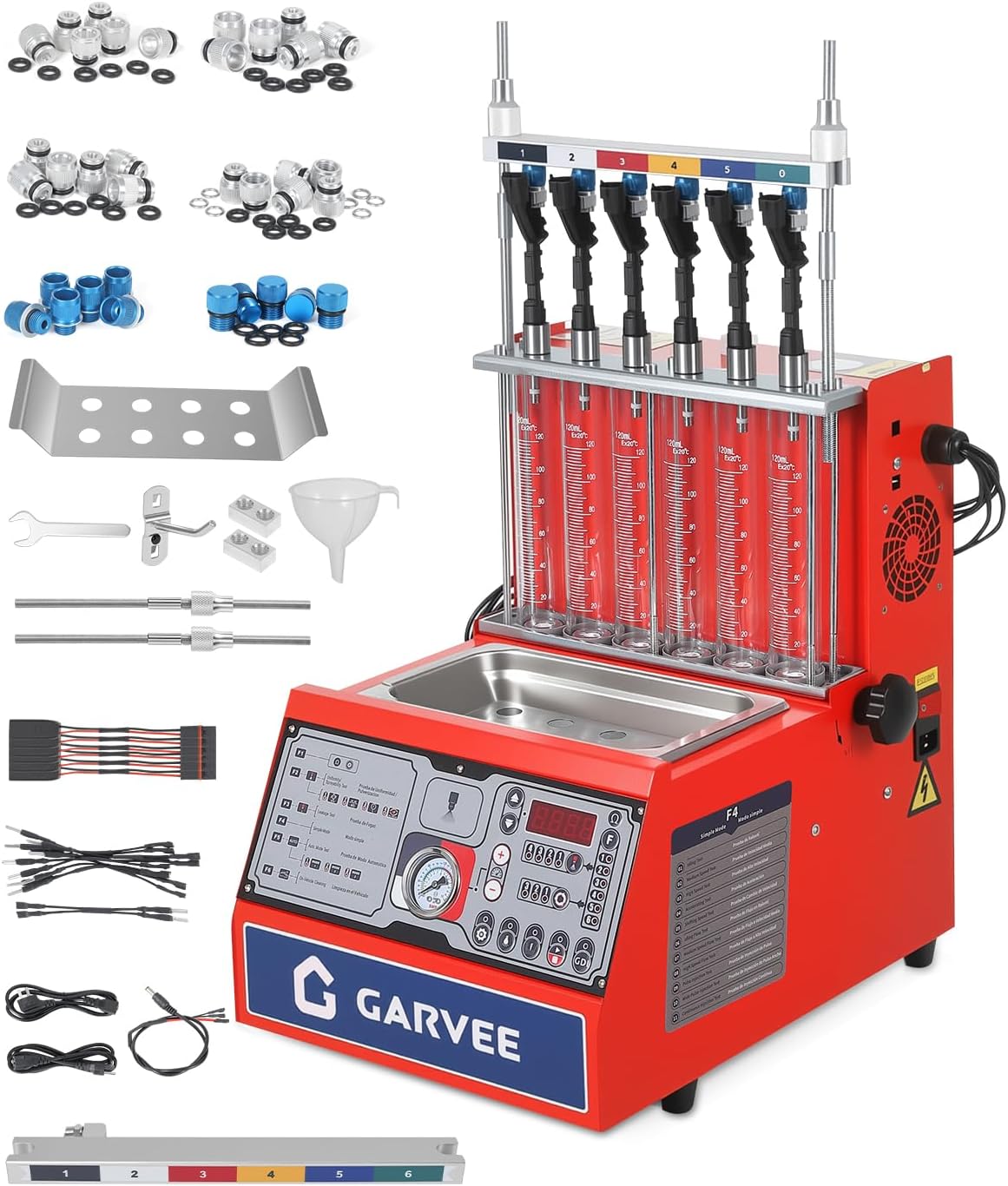 Fuel Injector Cleaner - Garvee Ultrasonic GDI Injector Cleaning Machine