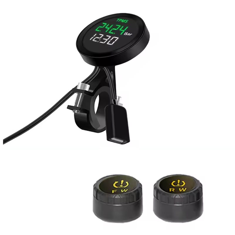 Tire Pressure Monitor - Tire Pressure Monitoring System With 2