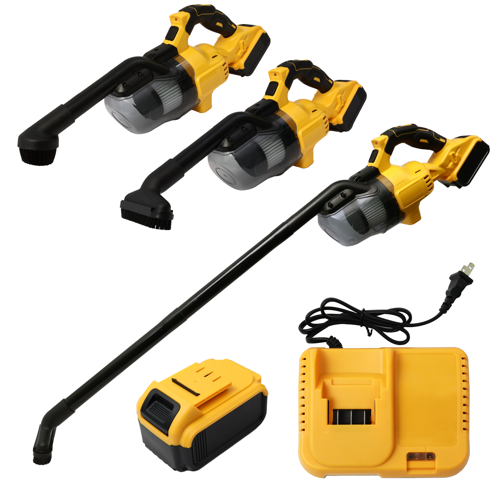 Car Vacuum Cleaner - 5 in 1 Cordless Handheld Vacuum