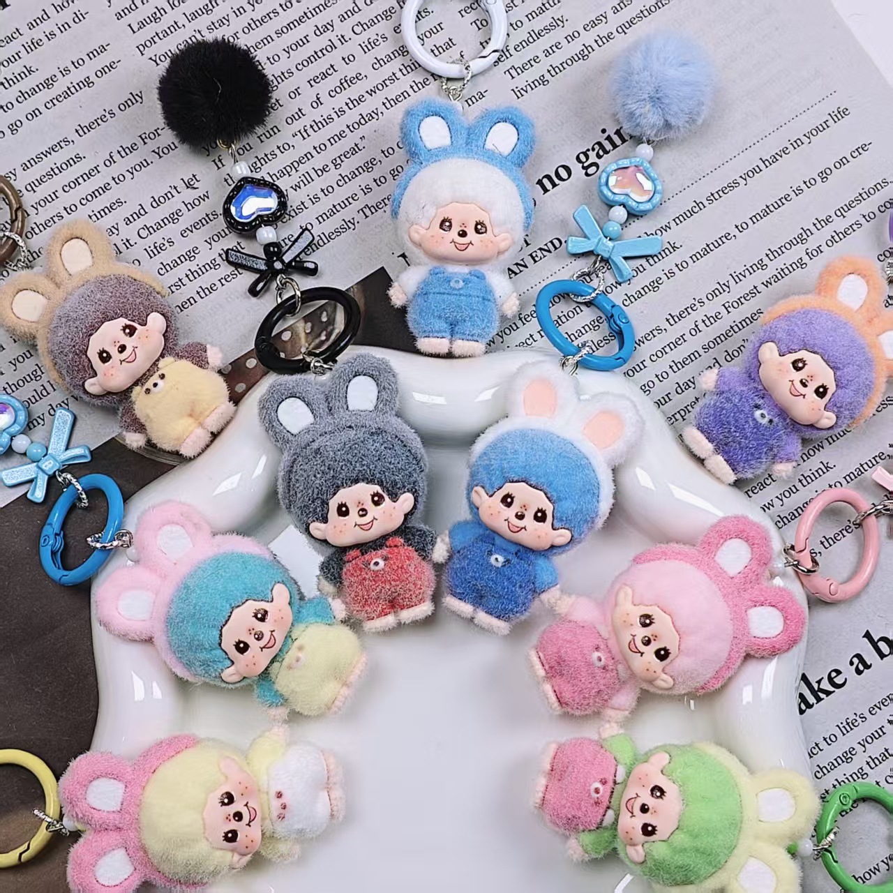 New model Monchhichi Keychain  - đánh giá và giá Car Accessories Xmas