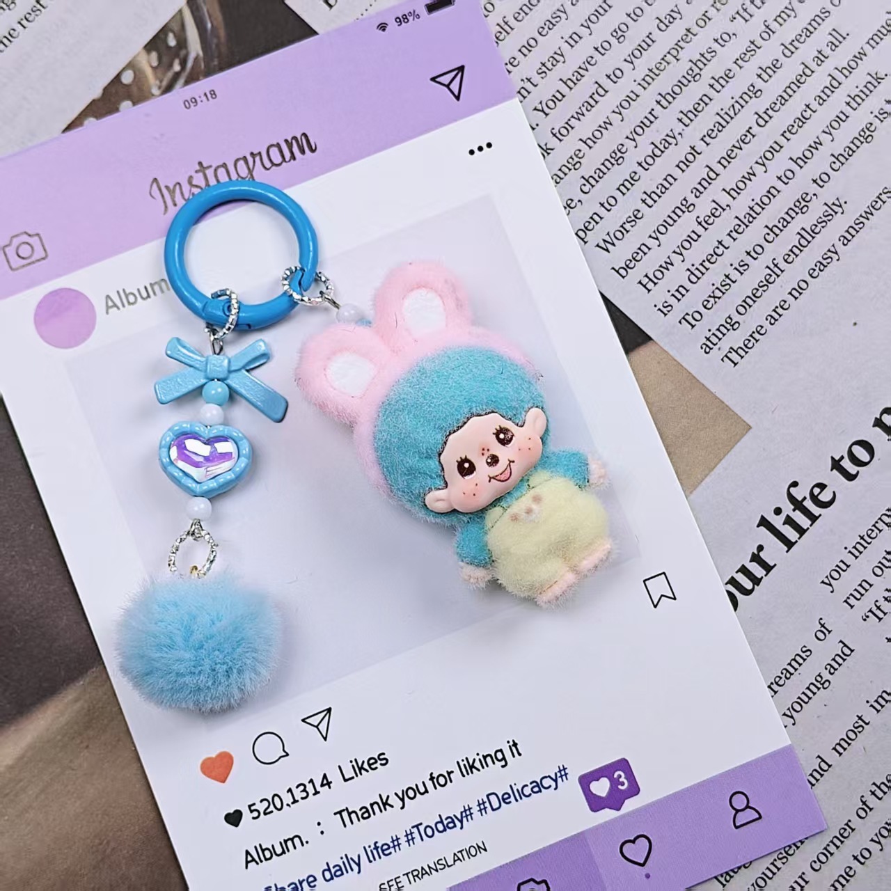 New model Monchhichi Keychain  - đánh giá và giá Car Accessories Xmas