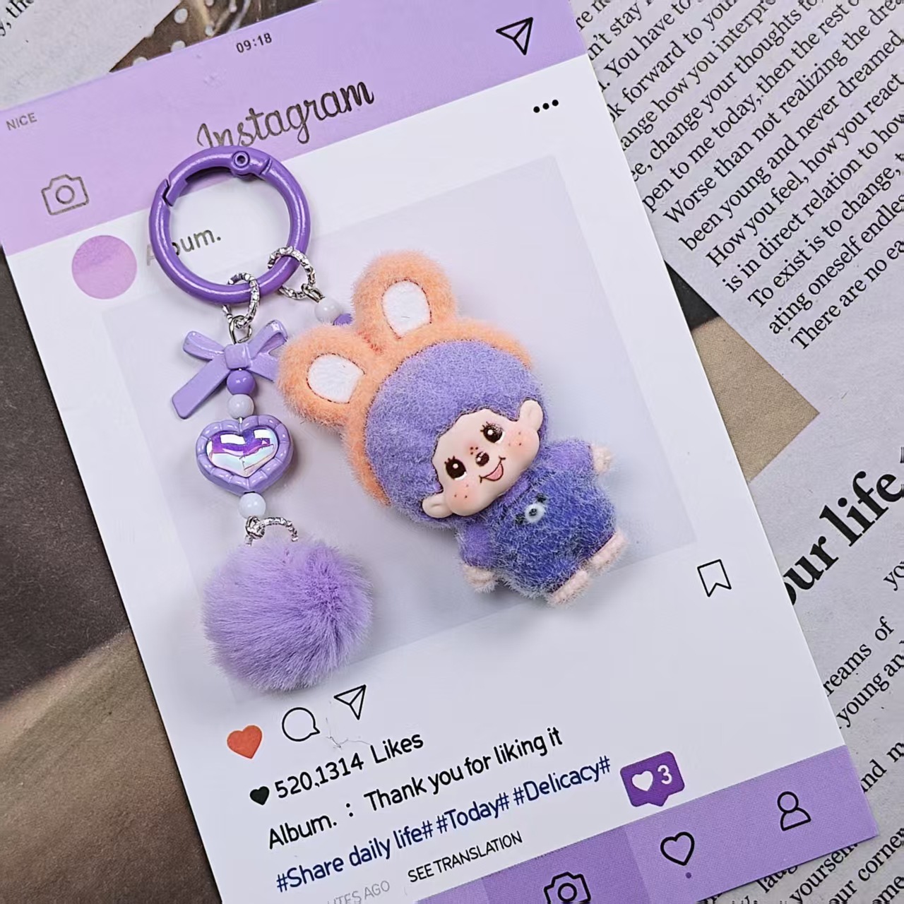 New model Monchhichi Keychain  - đánh giá và giá Car Accessories Xmas