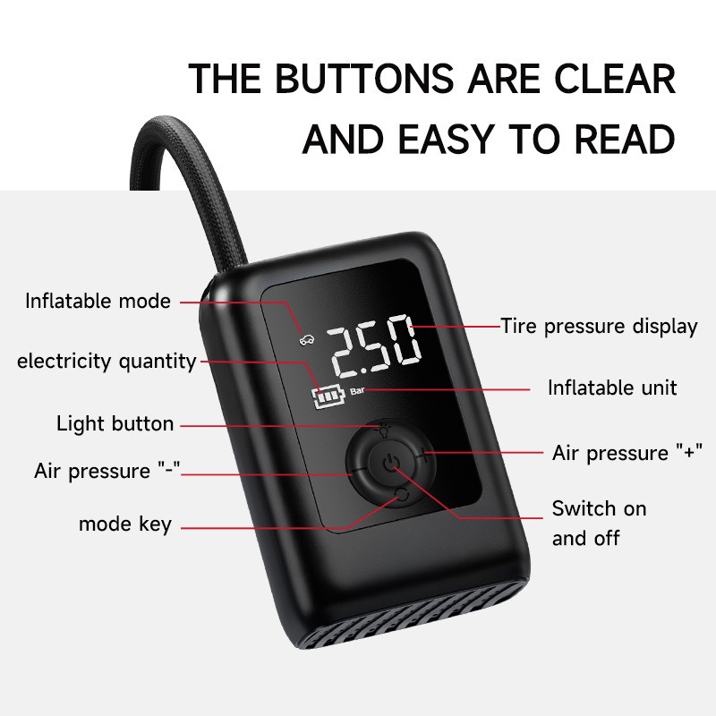Mini Car Tire Pump Electric In - đánh giá và giá Car Portable Tire Inflator