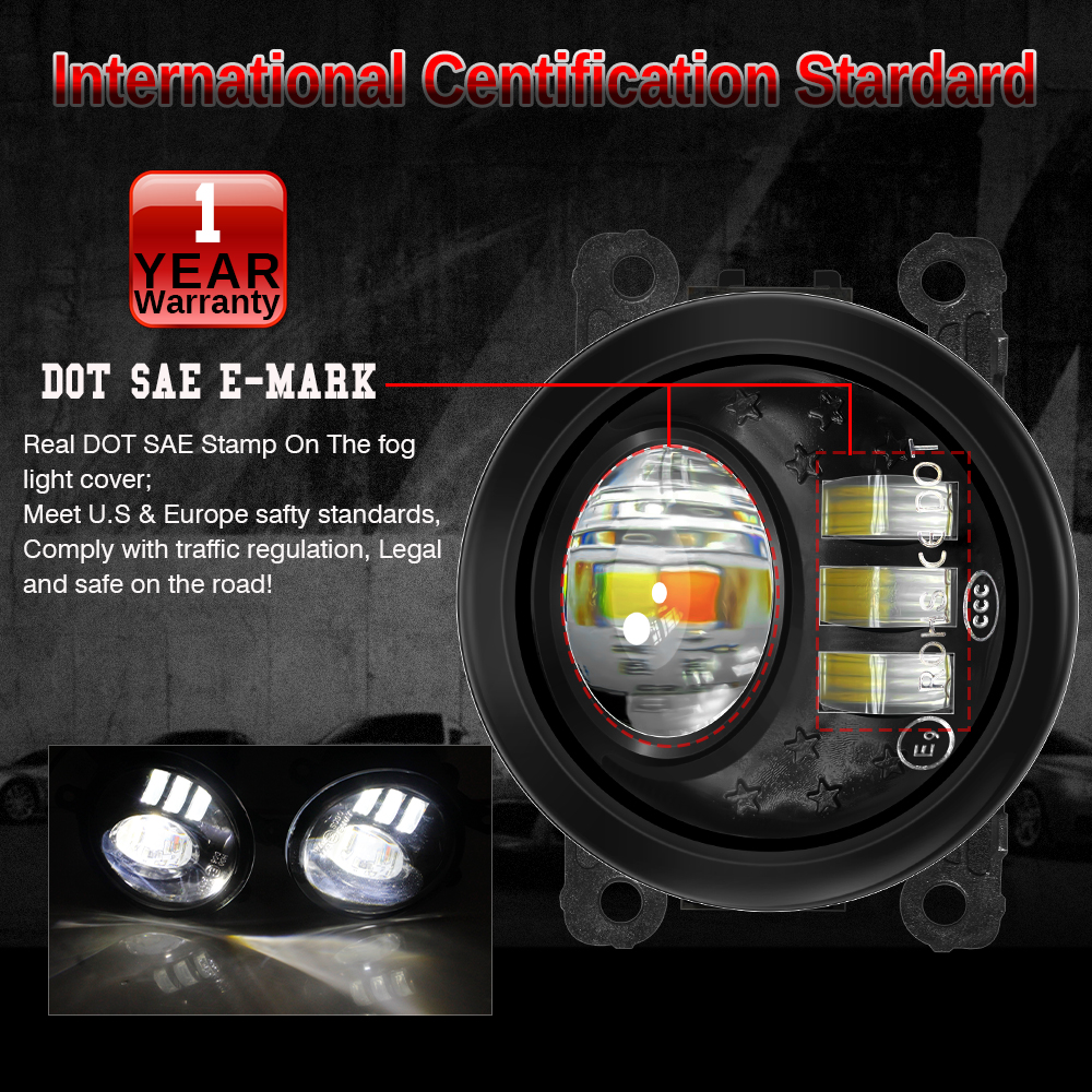 2 Pieces 60W Car Front Bumper  - đánh giá và giá Car Accessories Xl6