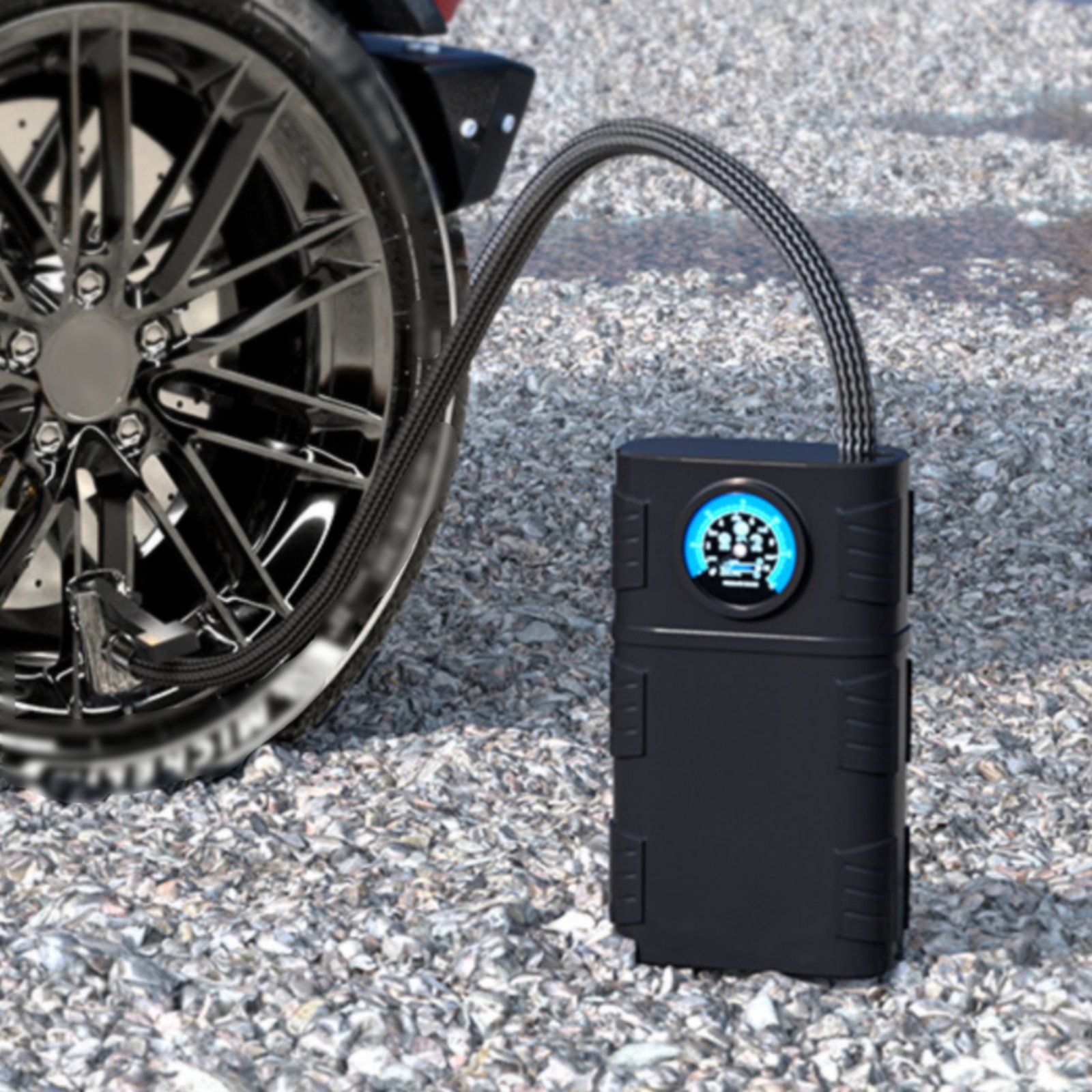 Portable Tire Inflator Cordles - đánh giá và giá Car Portable Tire Inflator