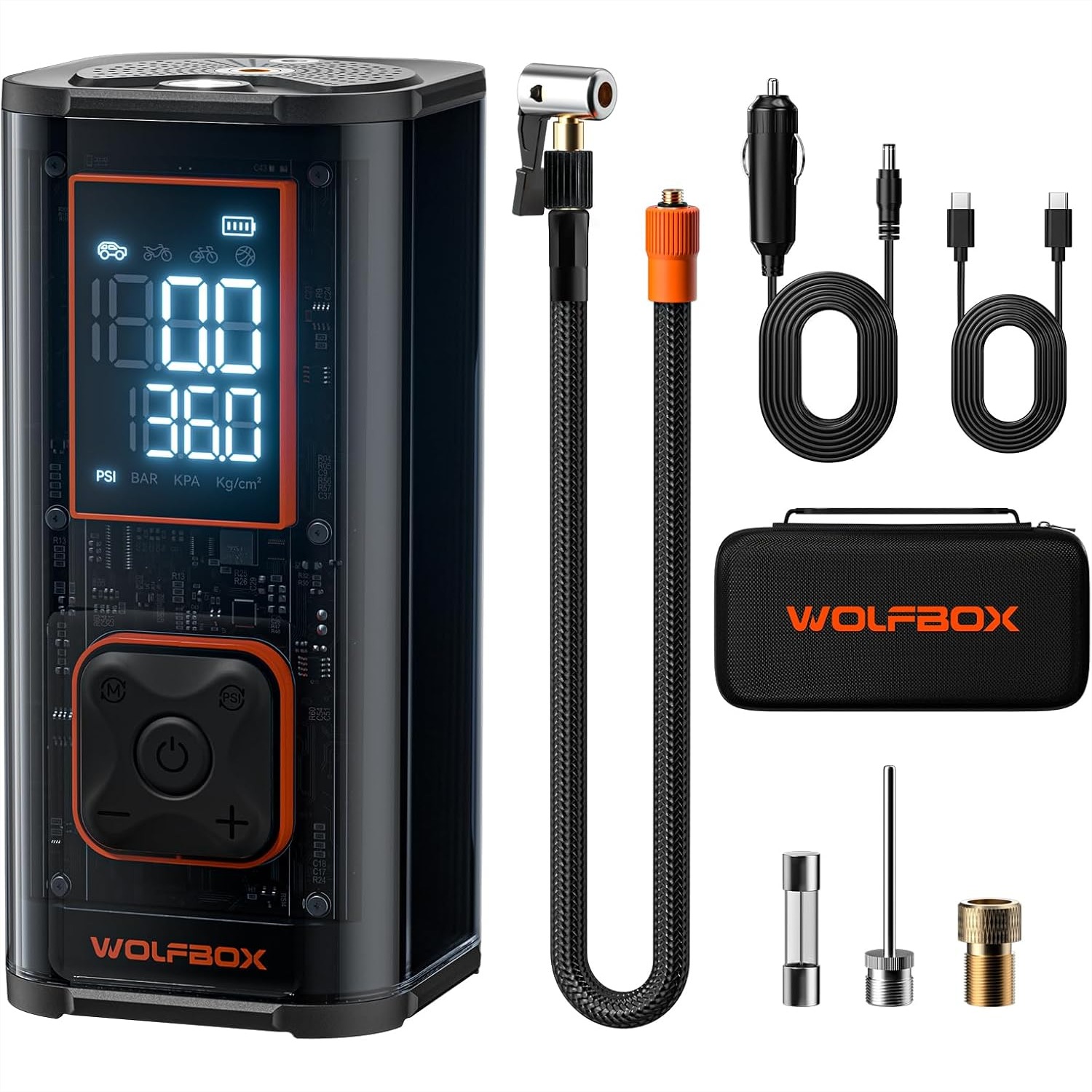 Tire Inflator Portable Air Com - đánh giá và giá Car Portable Tire Inflator