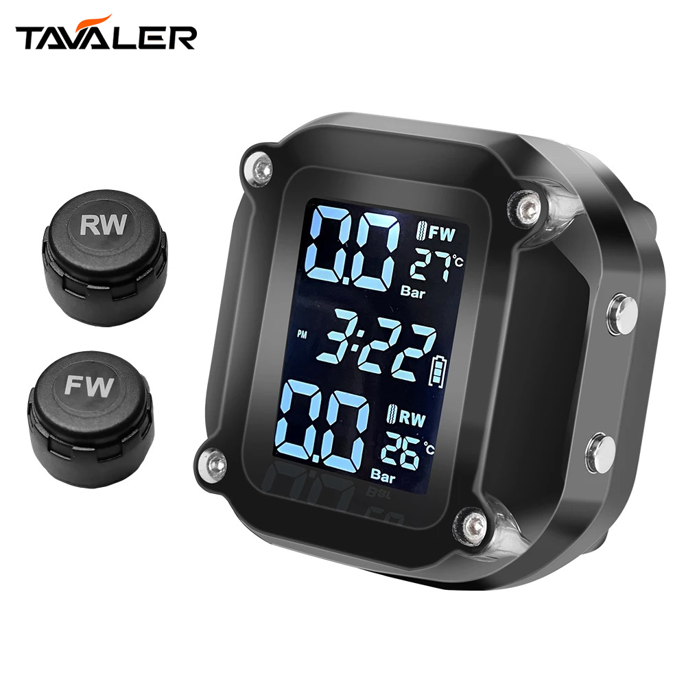 TAVALER M5 Motorcycle Tire Pre - đánh giá và giá Tire Pressure Monitor