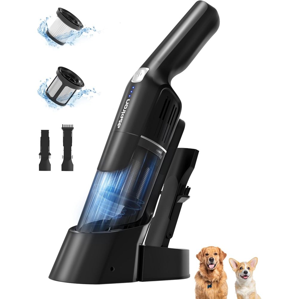 2-Speed Portable Rechargeable  - đánh giá và giá Car Vacuum Cleaner