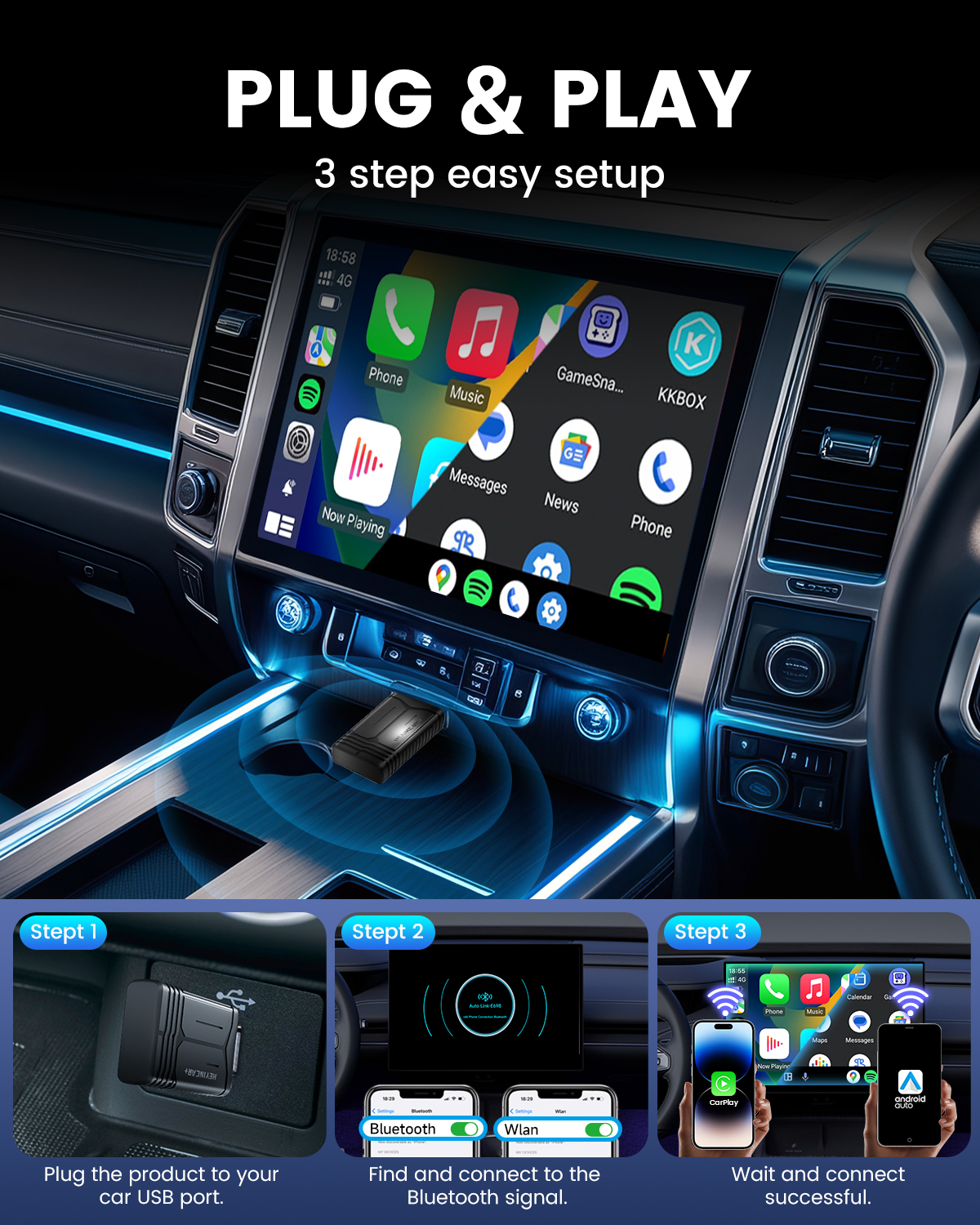 2026 NEW Wireless CarPlay Adap - đánh giá và giá Car Accessories Usa
