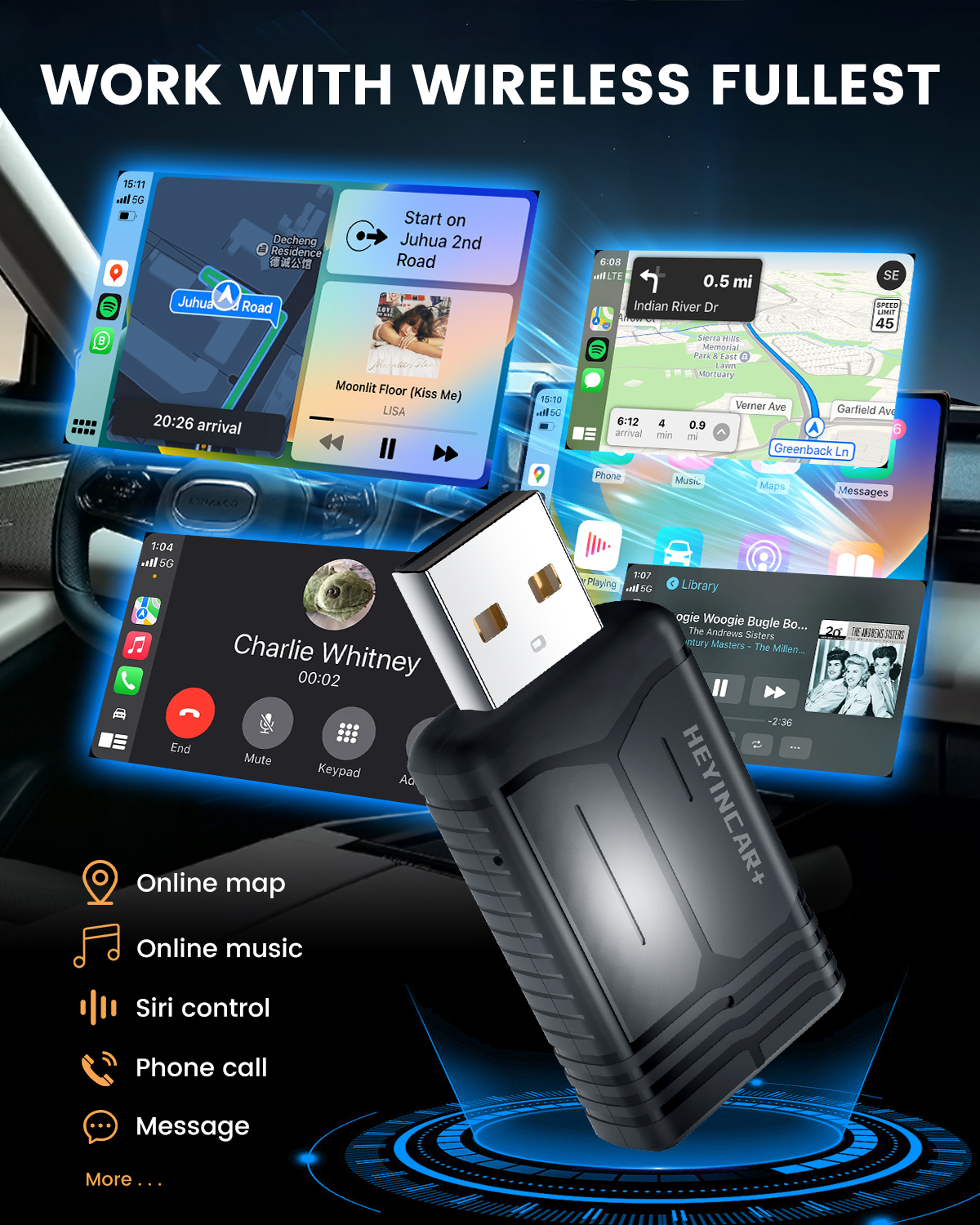 2026 NEW Wireless CarPlay Adap - đánh giá và giá Car Accessories Usa