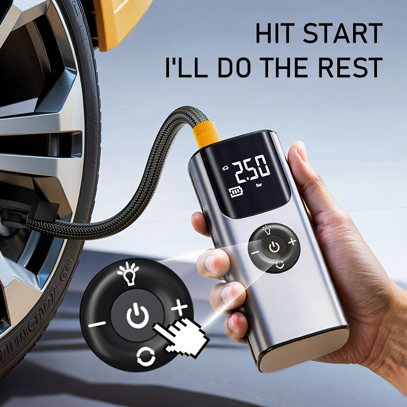 Car Wireless Air Pump Electric - đánh giá và giá Car Portable Tire Inflator