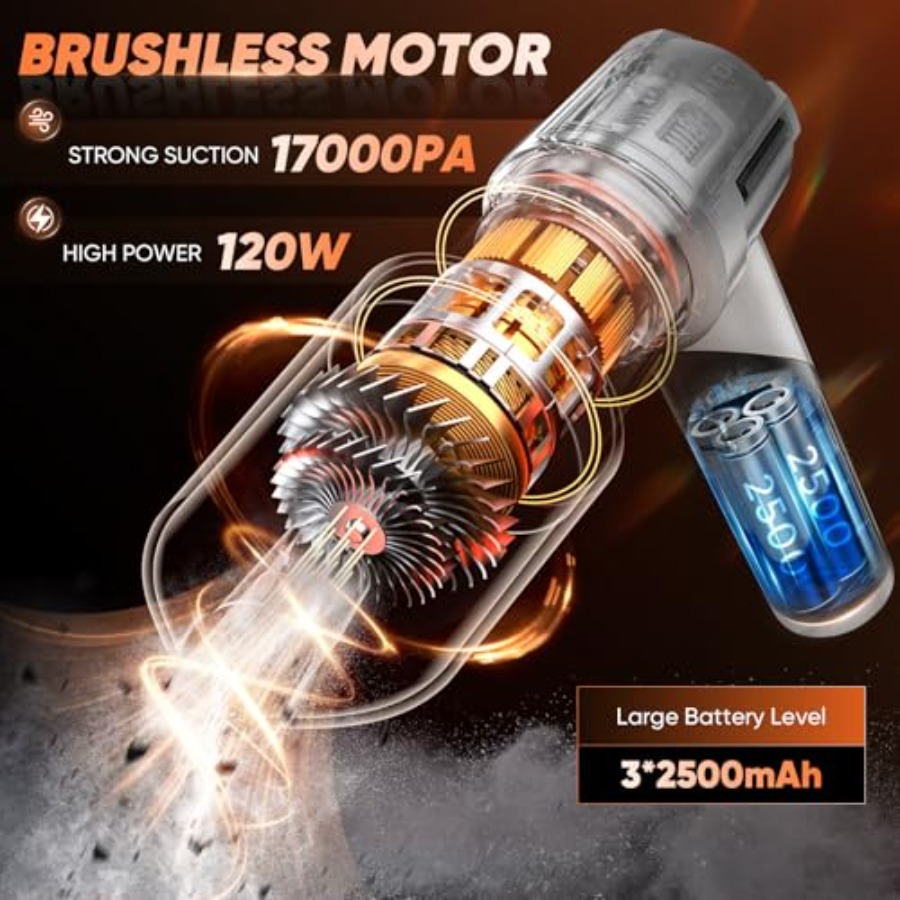 Portable Handheld Vacuum Cordl - đánh giá và giá Car Vacuum Cleaner