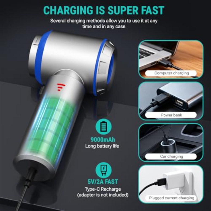 Mini Vacuum Cleaner 2 in 1 270 - đánh giá và giá Car Vacuum Cleaner