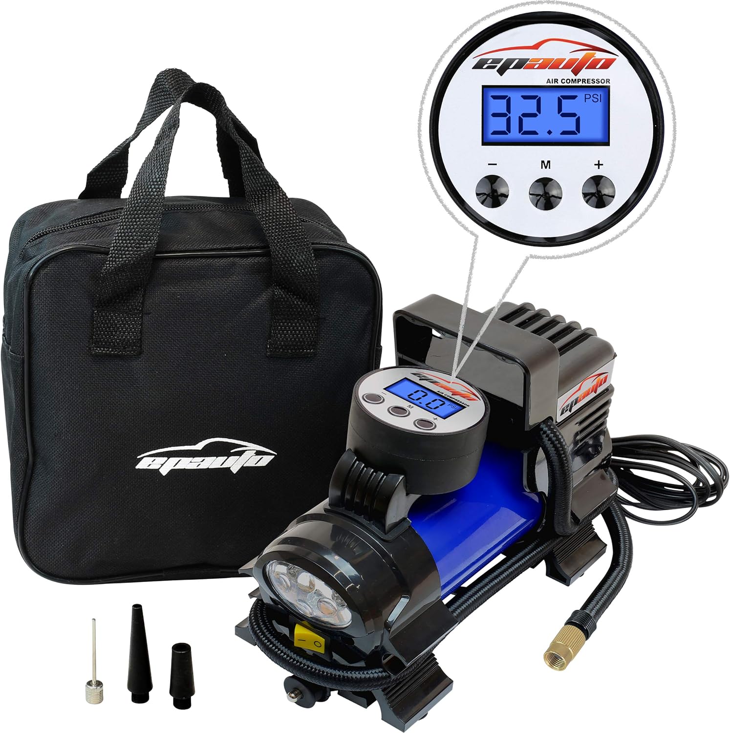 12V DC Portable Air Compressor - đánh giá và giá Car Portable Tire Inflator