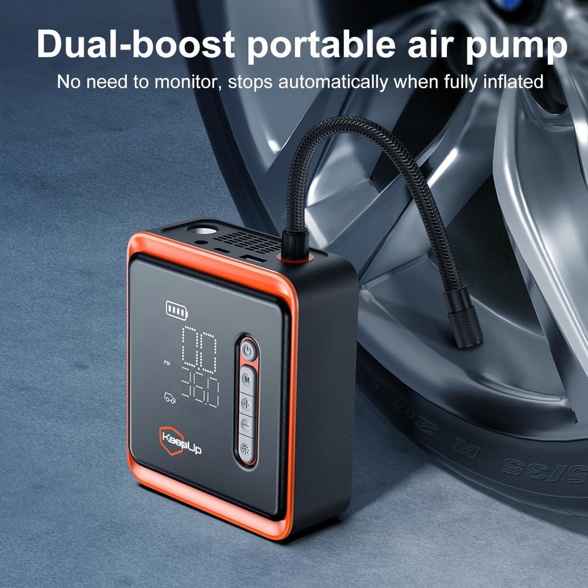 Tire Inflator Portable Air Com - đánh giá và giá Car Portable Tire Inflator
