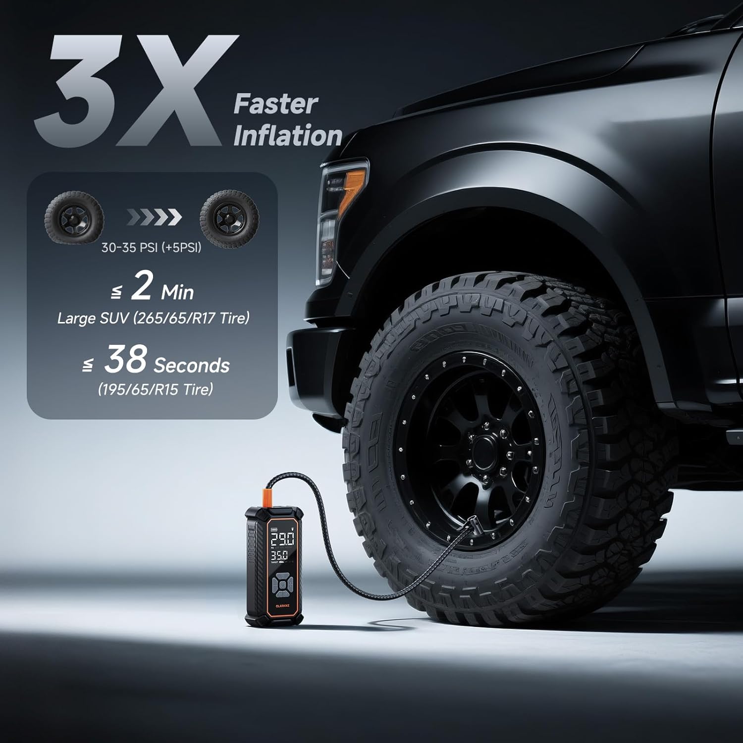 Portable Cordless Tire Inflato - đánh giá và giá Car Portable Tire Inflator