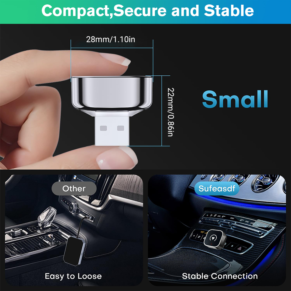 Mini Wireless Carplay Adapter  - đánh giá và giá Car Accessories Usa