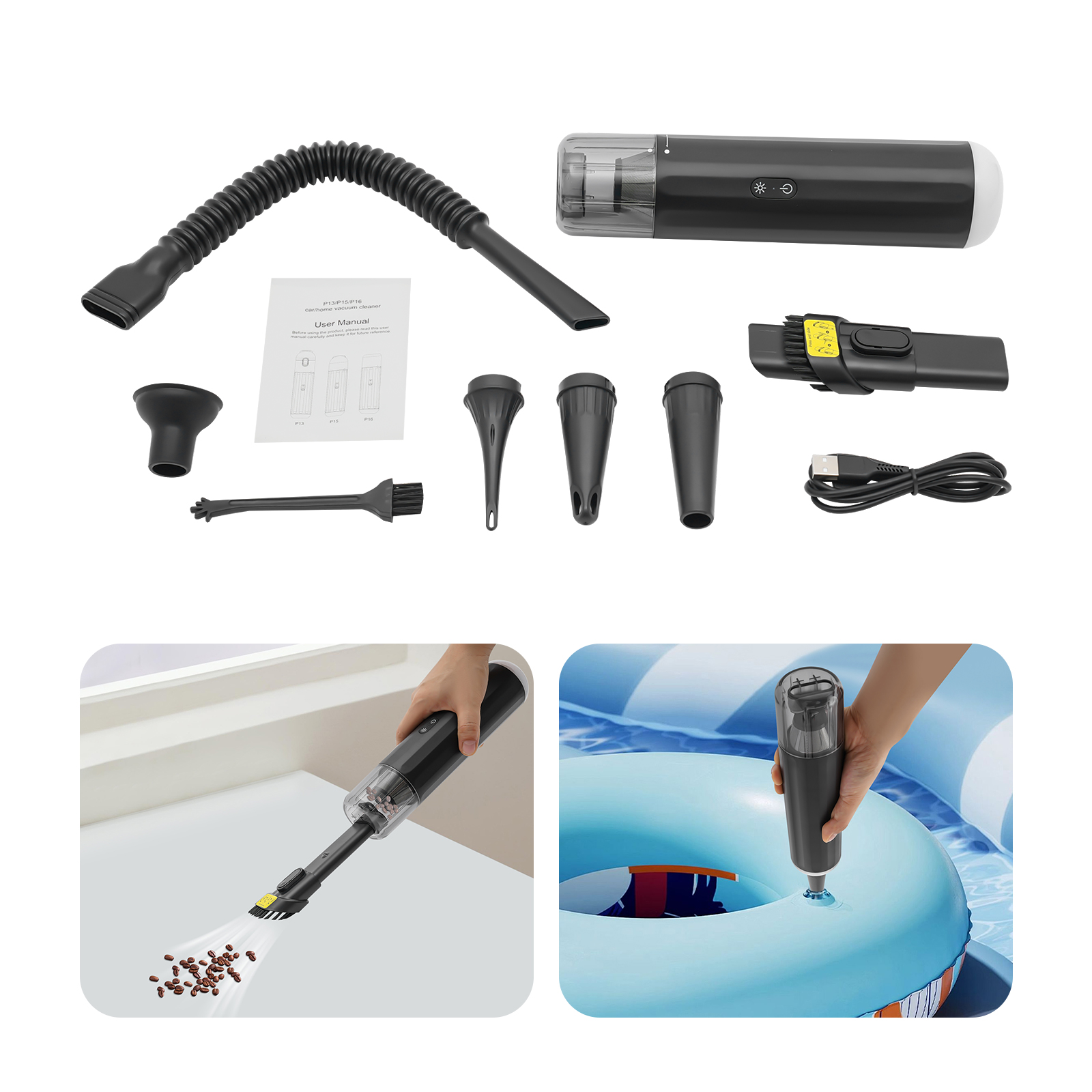 Powerful Handheld Vacuum Clean - đánh giá và giá Car Vacuum Cleaner