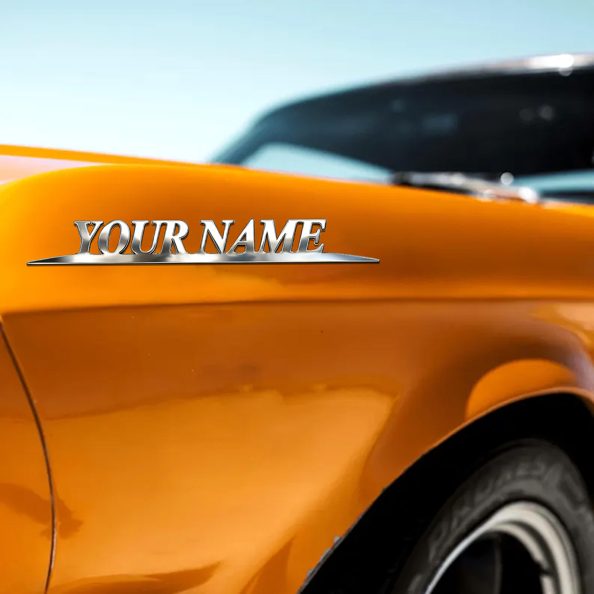 Metal Trendy YOUR NAME Sticker - đánh giá và giá Car Accessories Xmas