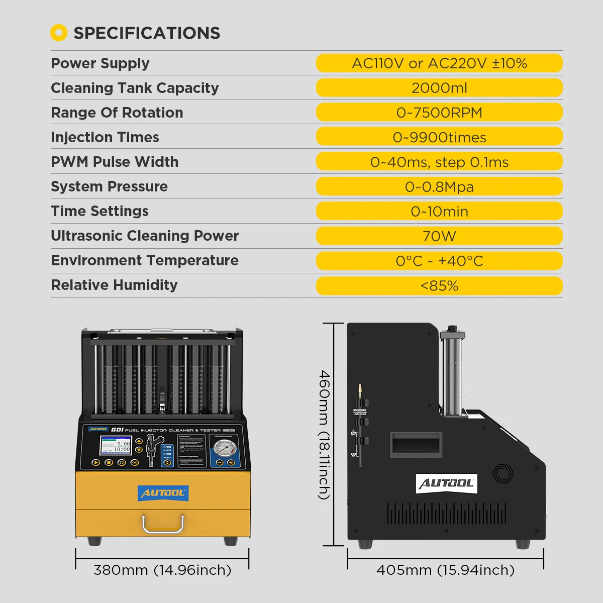 AUTOOL CT500 GDI EFI FEI Fuel  - đánh giá và giá Fuel Injector Cleaner