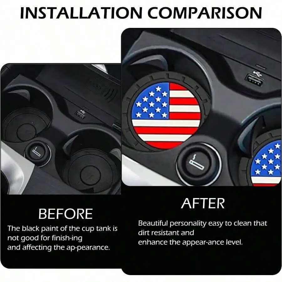 4PCS 2.75 Inch Silicone Car Cu - đánh giá và giá Car Accessories Usa