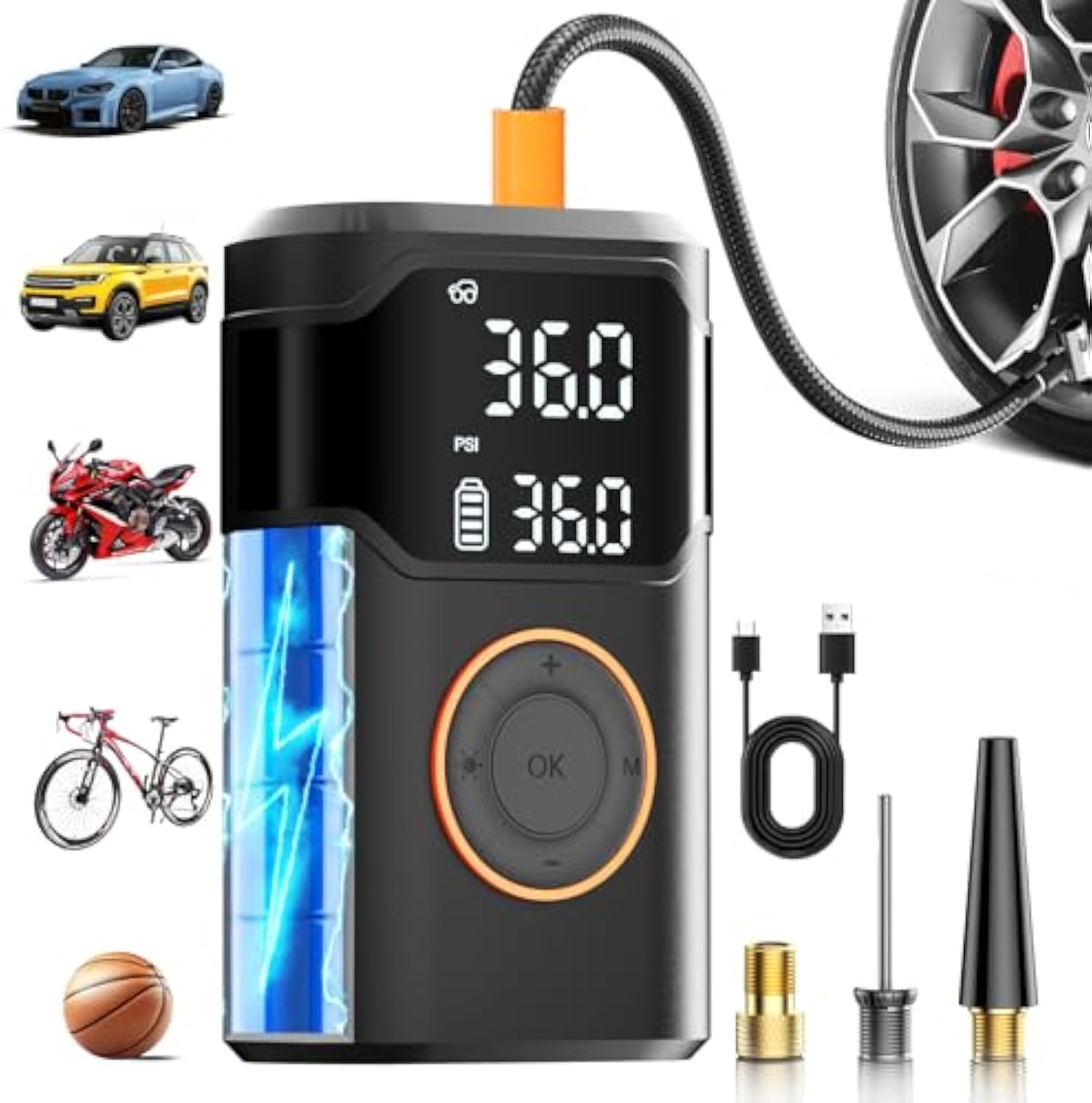 Automatic Rechargeable Electri - đánh giá và giá Car Portable Tire Inflator