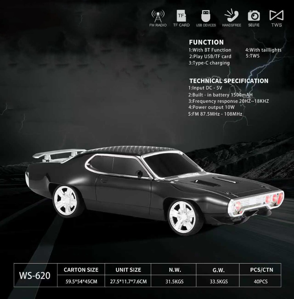 WS-620 Retro Car Shape Bluetoo - đánh giá và giá Car Accessories Amazon