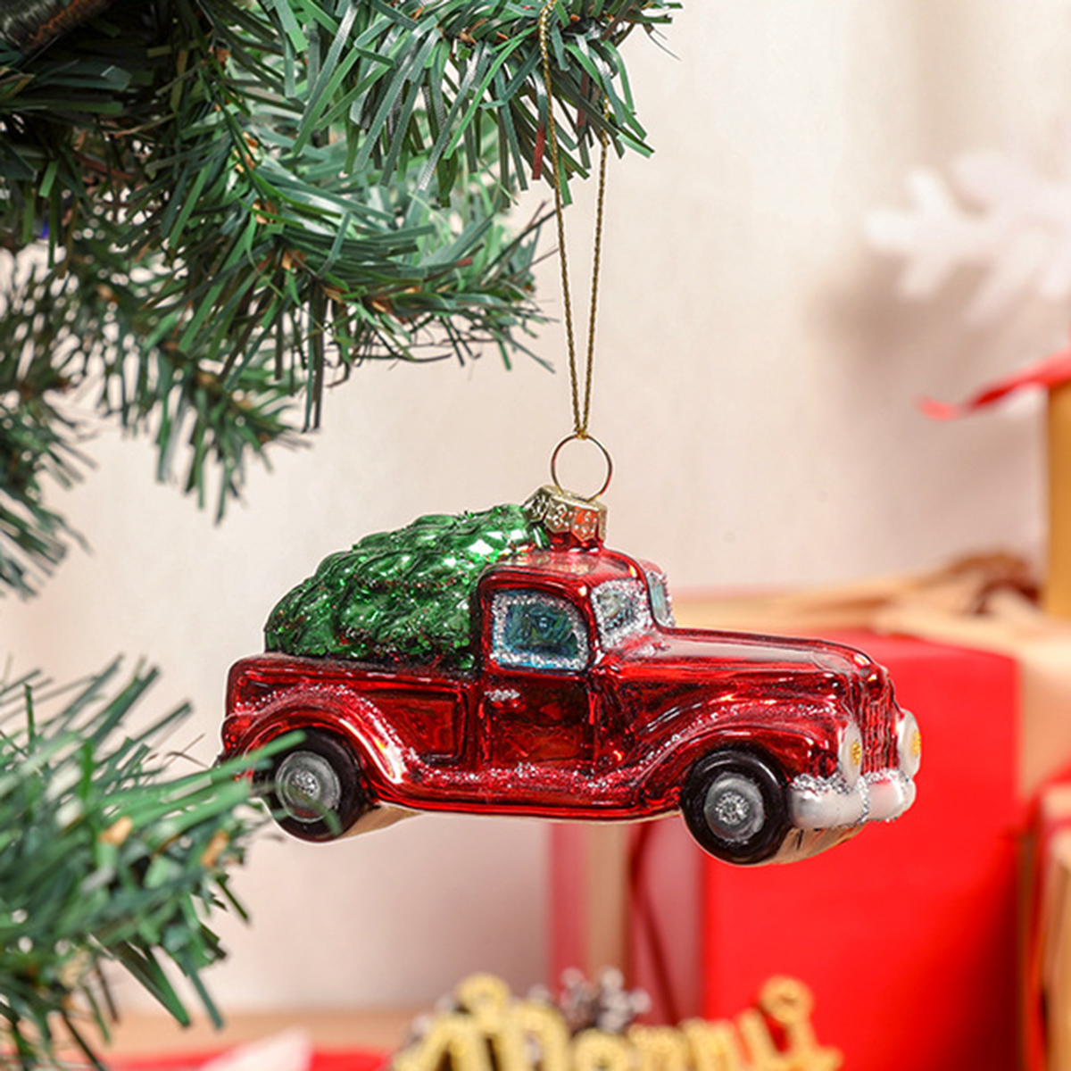Hand-blown Glass Christmas Tru - đánh giá và giá Car Accessories Xmas