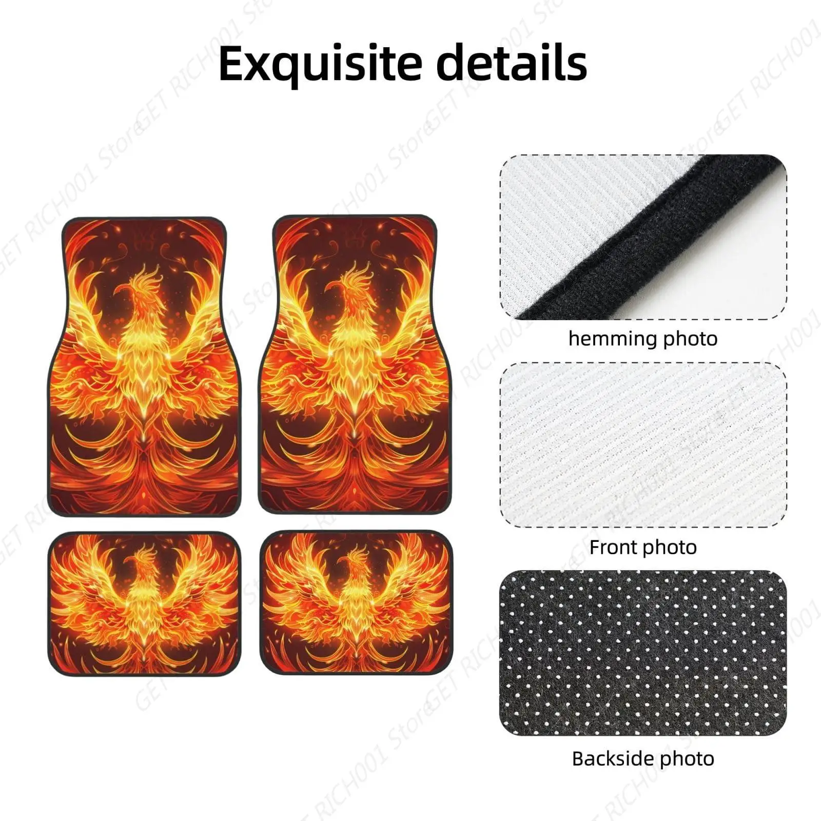Fire Phoenix Reborn Carpet Flo - đánh giá và giá Car Accessories Phoenix