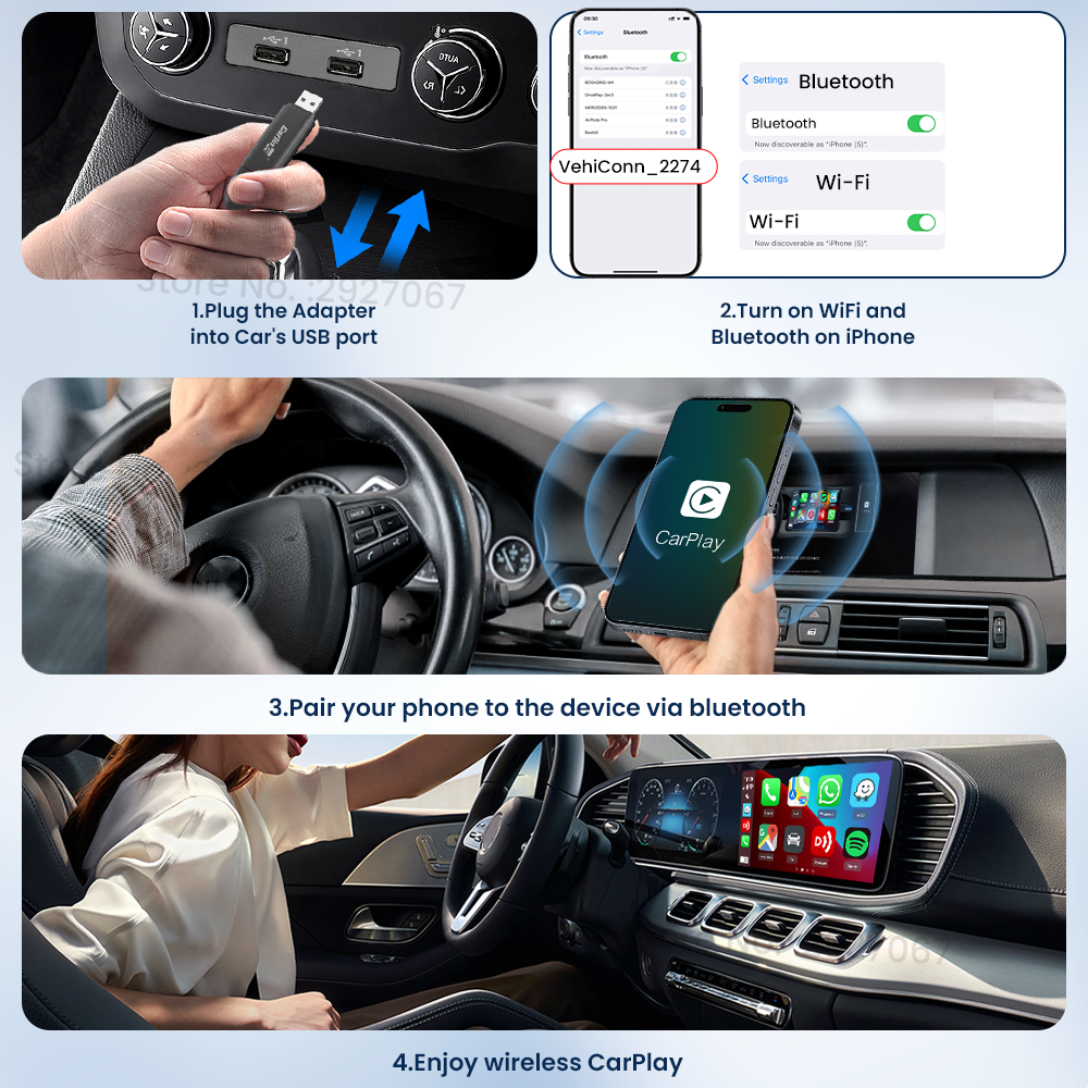 CarlinKit MINI 5.0 Pro Wireles - đánh giá và giá Car Accessories Usa