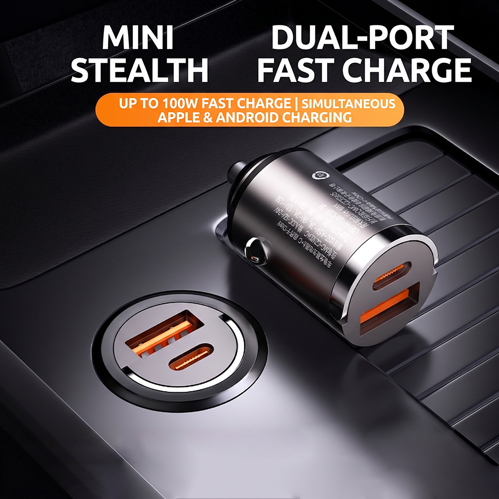 Stealth USB C Car Charger Dual - đánh giá và giá Car Accessories Usa