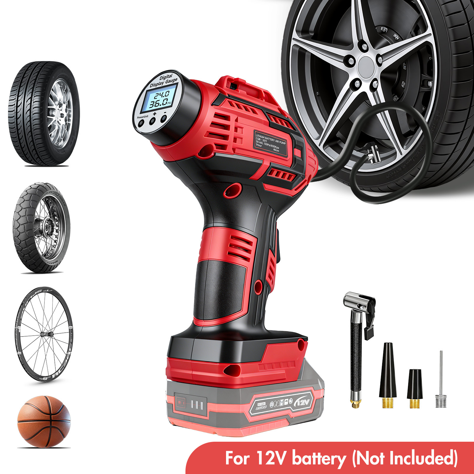 ​​20V Portable Car Tire Inflat - đánh giá và giá Car Portable Tire Inflator