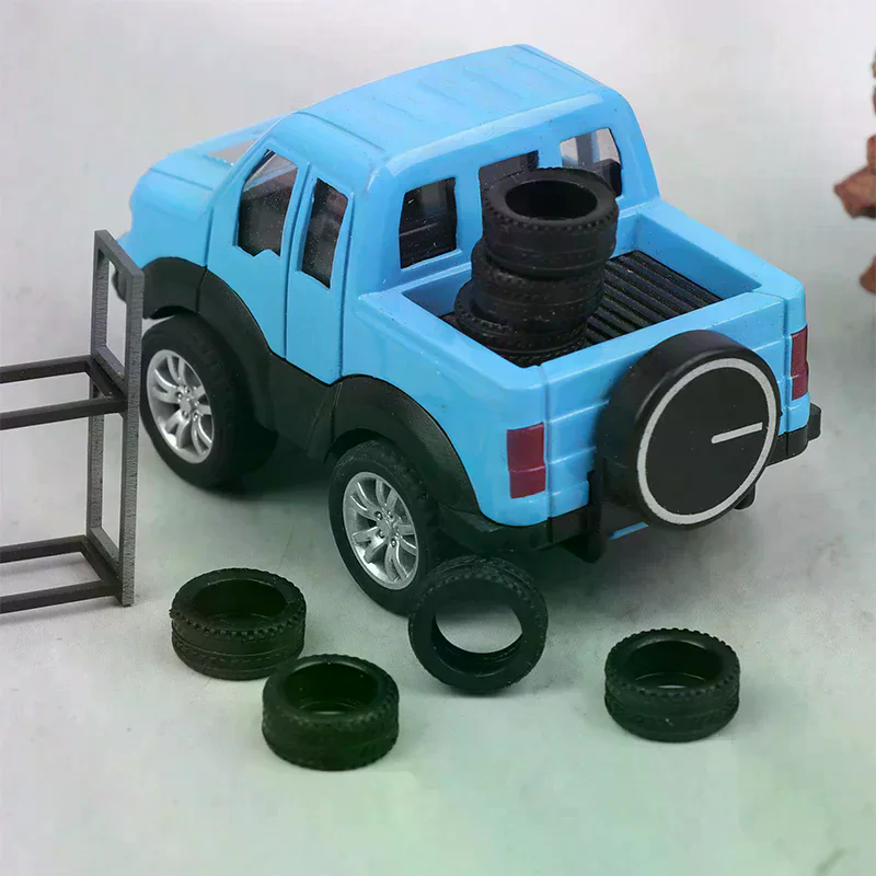 1:64 Scale Tire Rack Display H - đánh giá và giá Car Accessories Shop