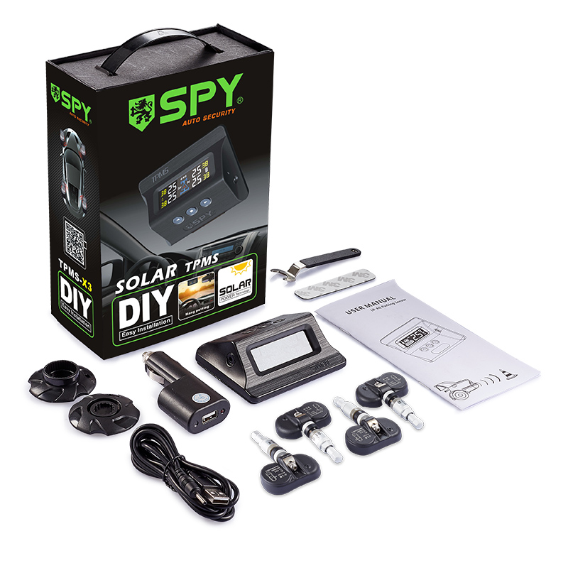 Universal Solar Power Car TPMS - đánh giá và giá Tire Pressure Monitor