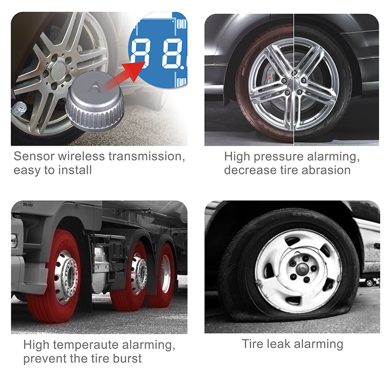 Universal Solar Power Car TPMS - đánh giá và giá Tire Pressure Monitor