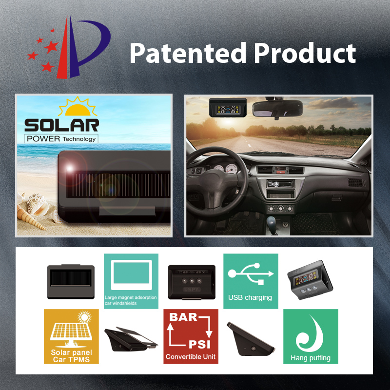 Universal Solar Power Car TPMS - đánh giá và giá Tire Pressure Monitor