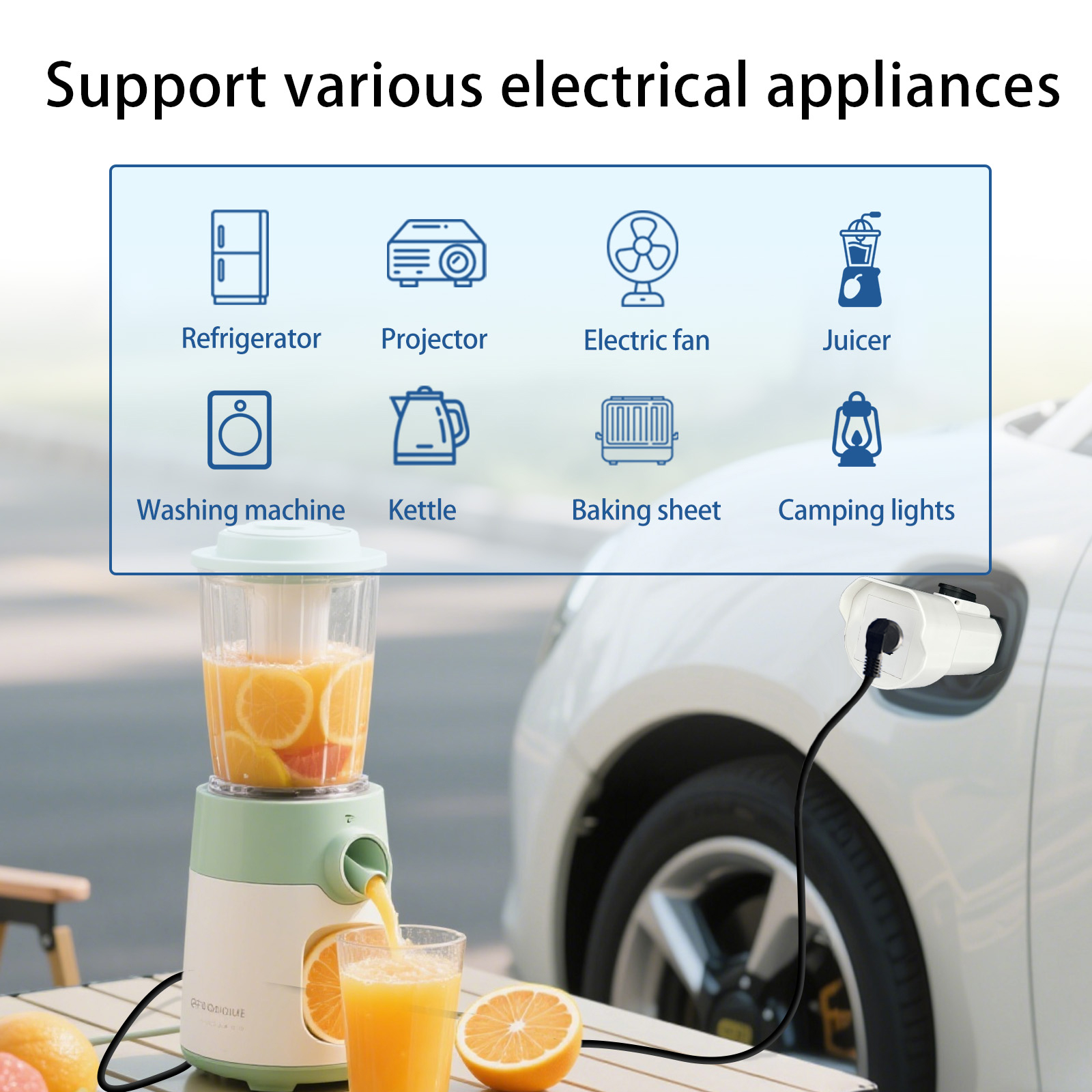 EVqiaoyi Type2 V2L Discharger  - đánh giá và giá Car Accessories Usa