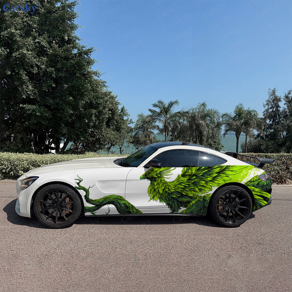 2pcs Nature Green Phoenix Car  - đánh giá và giá Car Accessories Phoenix