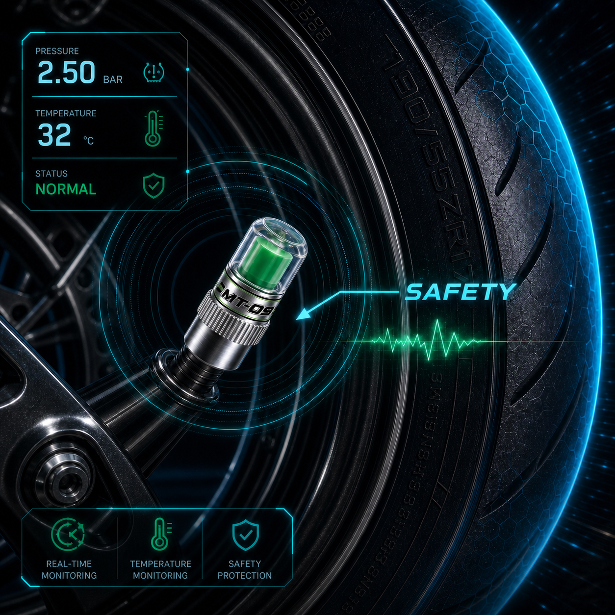 Motorcycle Tire Air Pressure M - đánh giá và giá Tire Pressure Monitor