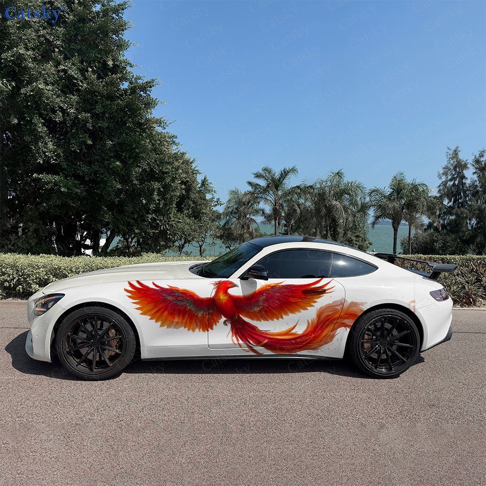 2pcs Fiery Phoenix Car Side Wr - đánh giá và giá Car Accessories Phoenix