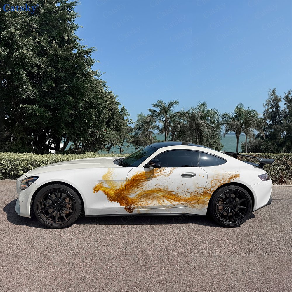 2pcs Flowing Flame Phoenix Car - đánh giá và giá Car Accessories Phoenix