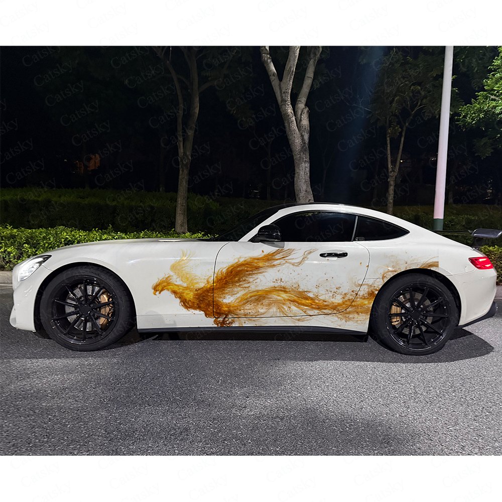 2pcs Flowing Flame Phoenix Car - đánh giá và giá Car Accessories Phoenix