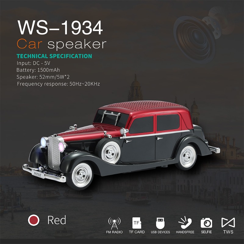 WS-1934 Wireless Car Shape Sou - đánh giá và giá Car Accessories Amazon