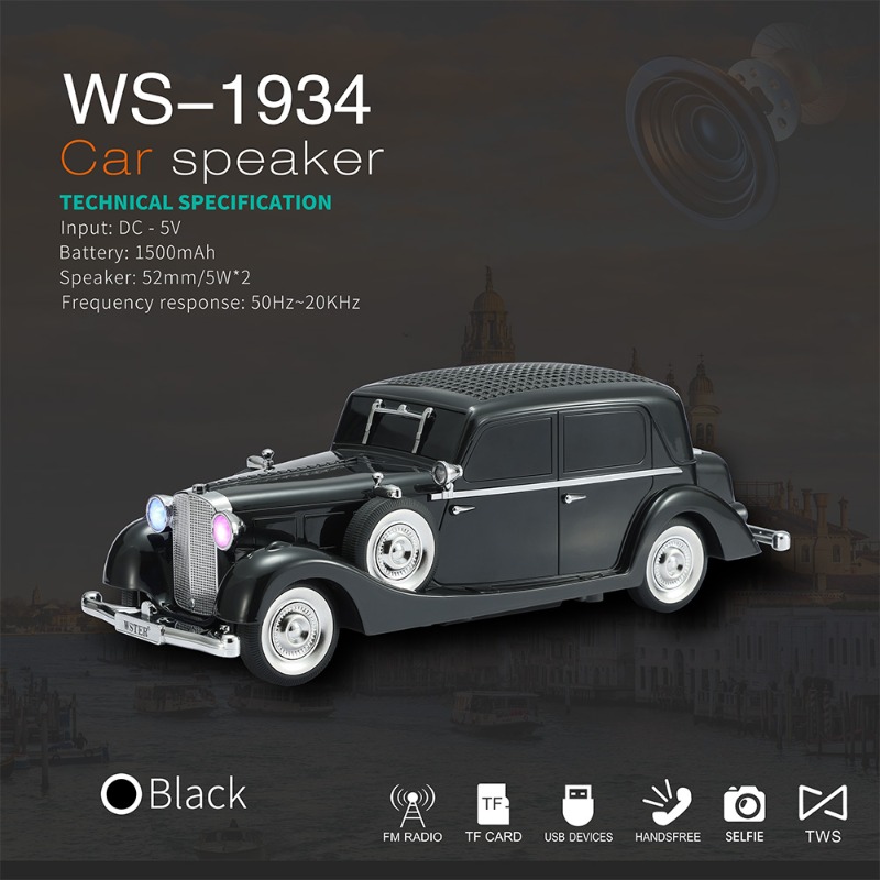 WS-1934 Wireless Car Shape Sou - đánh giá và giá Car Accessories Amazon