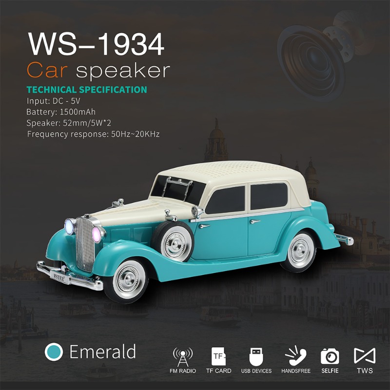 WS-1934 Wireless Car Shape Sou - đánh giá và giá Car Accessories Amazon