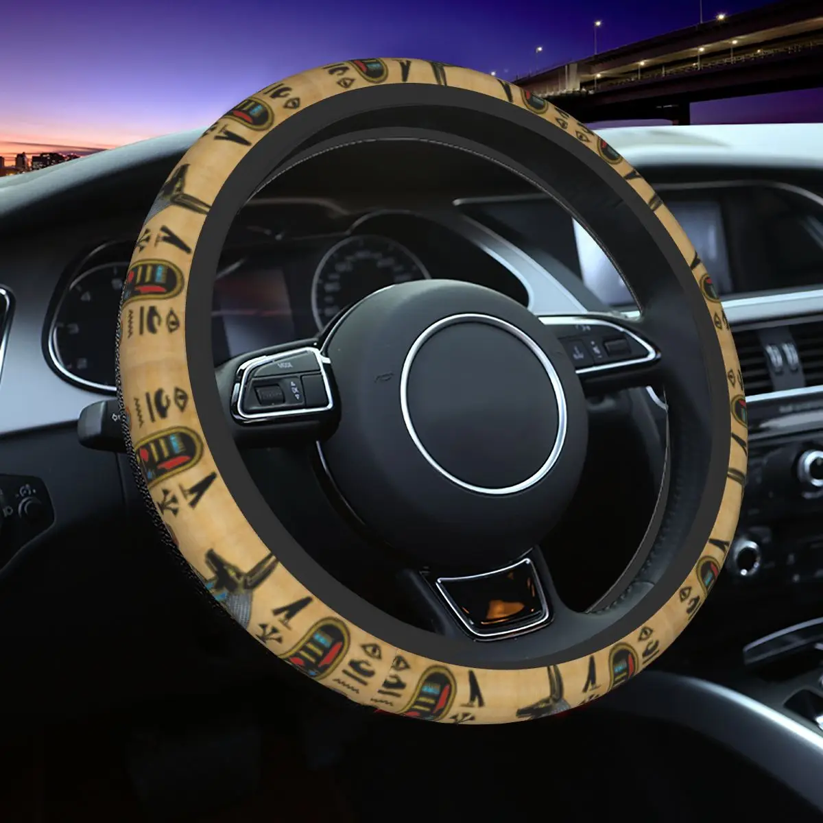 37-38 Car Steering Wheel Cover - đánh giá và giá Car Accessories Egypt